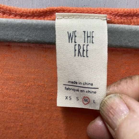 Free People Orange Karmen Layered Tank - Picture 3 of 5